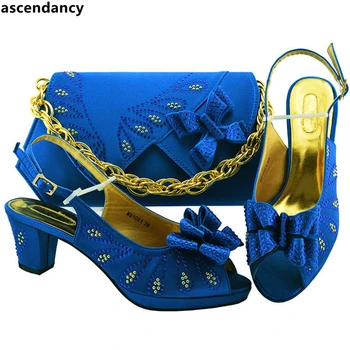 

Italian Shoe and Bag Set for Party In Women Nigerian Women Wedding Shoes and Bag Set Party Women Pumps Women Shoes High Heel