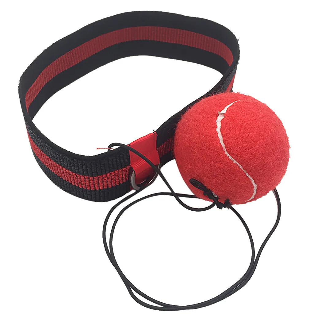Коробка Скорость Удар Боксерский упражнения боевой мяч реагируют мяч для тренировки реакции зрительно-моторная координация новое поступление - Цвет: Red
