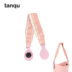 Tanqu 1 шт. длинная Мягкая тканевая ручка с концом падения для сумки O ручки для сумок для EVA Obag сумки женские сумки