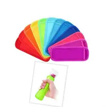 2000 шт. 8x16 см держатели мороженого поп ледяные рукава морозильник поп держатель ледяной блок ледяные чехлы с леденцами 21 цвет SN365