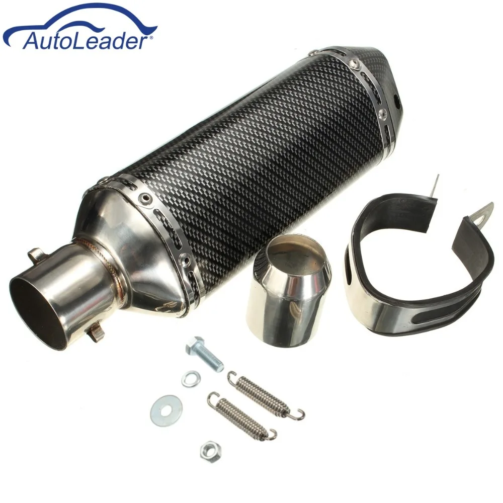 28-51mm 36-51mm 38-51mm Universal de Escape de la motocicleta tubo de Escape silenciador W/ sliencer etiqueta para Honda Yamaha para Kawasaki