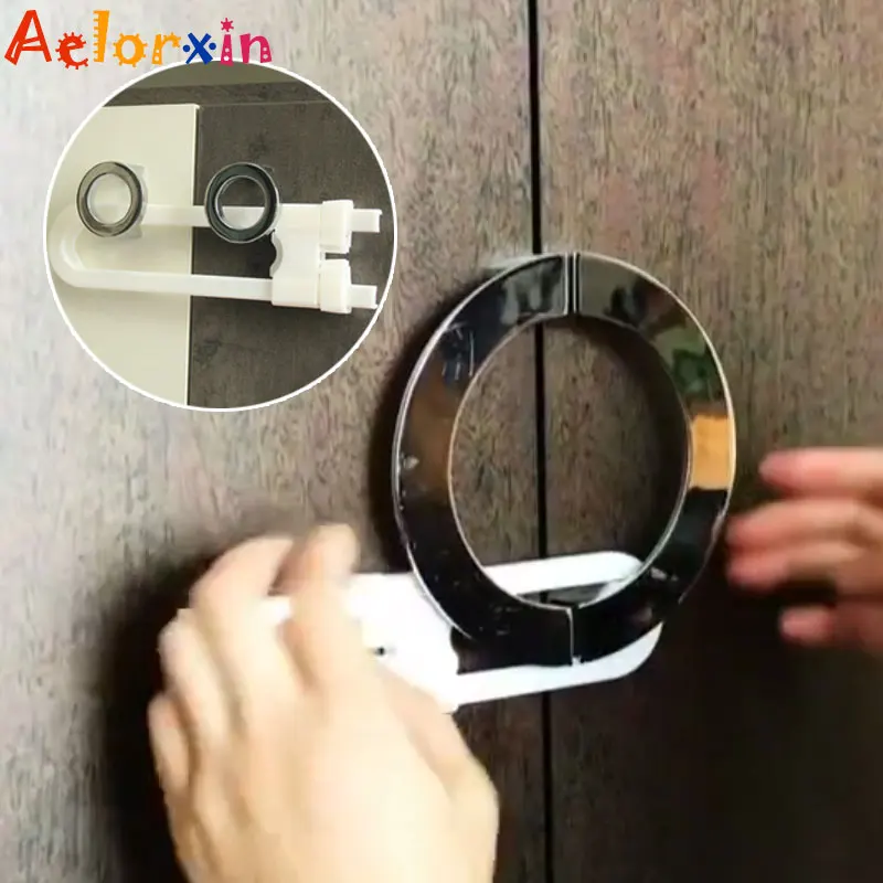 

1Pcs Child Protection U-shaped Cabinet Lock Adjustable Length Baby Safety Kids Safety Drawer Cupboard Lock for Cabinet Castle