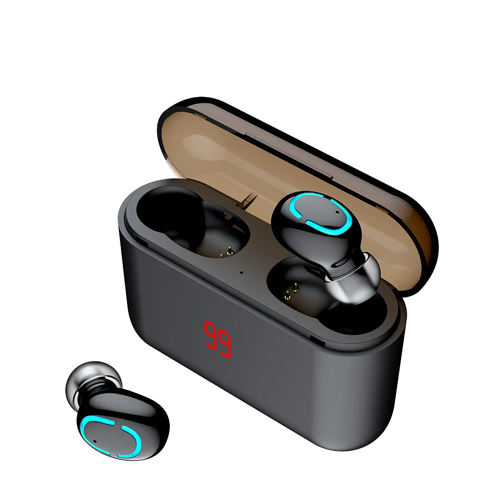 RovtopTrue Bluetooth 5,0 наушники HBQ TWS беспроводные головные уборы спортивные Handsfree наушники 3D стерео игровая гарнитура с микрофоном зарядки