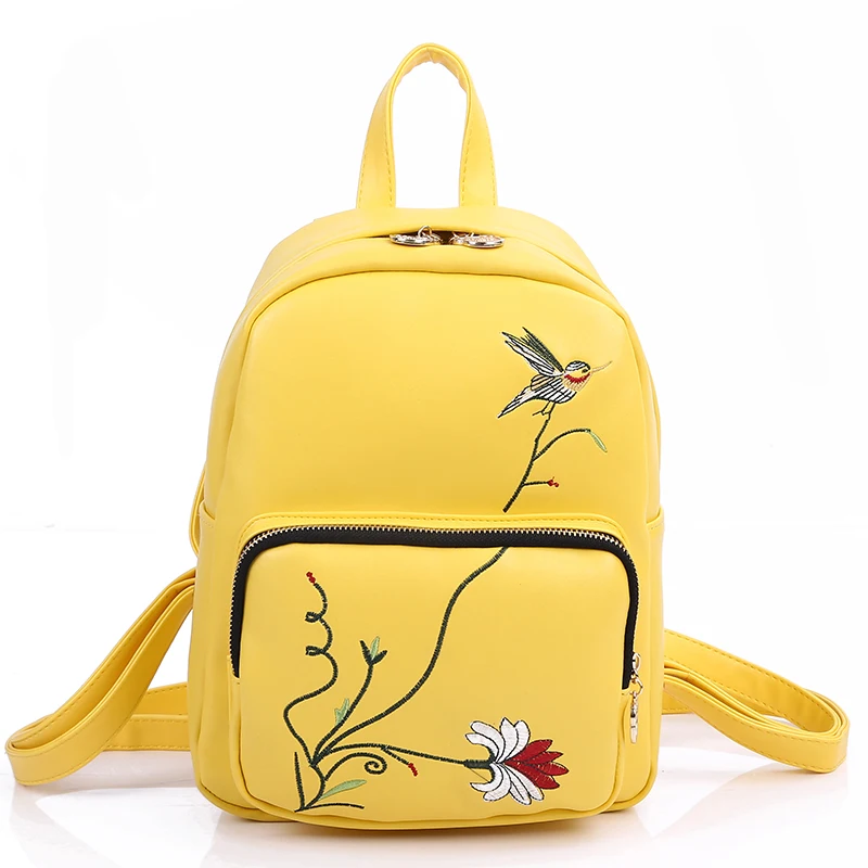 Moda amarelo Cor Do Vintage Mochila de Couro PU Mulheres Casuais Mochila  Mochila Feminina mochila para Adolescente Menina Pequena|feminine  backpack|fashion women backpackwomen backpack - AliExpress
