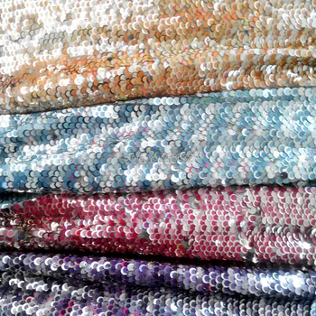

Red blue Orange Purple Sequin Flap fish lace fabric african fish scale mackerel scale rench flashing textile fabric voile laces