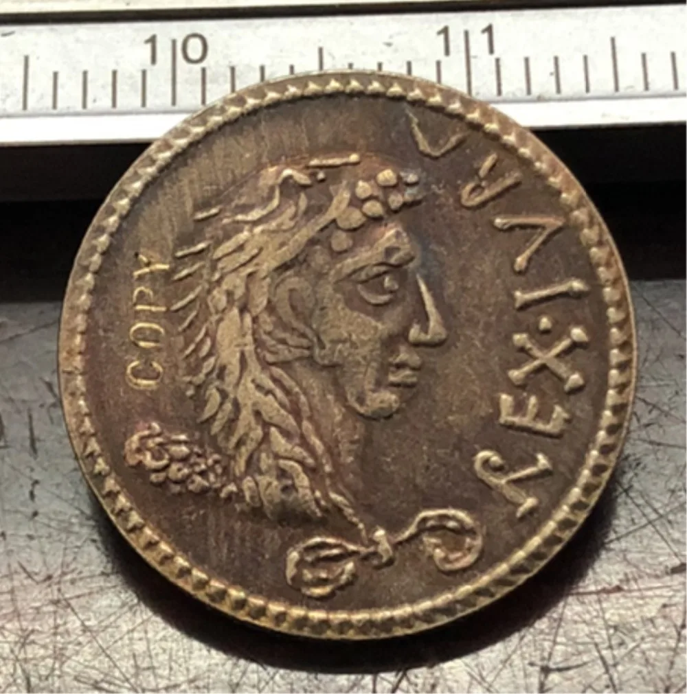 

16-18 Years Mauretania Denarius-Juba II Hercules wearing obverse,Capricorn reverse Copy Coin