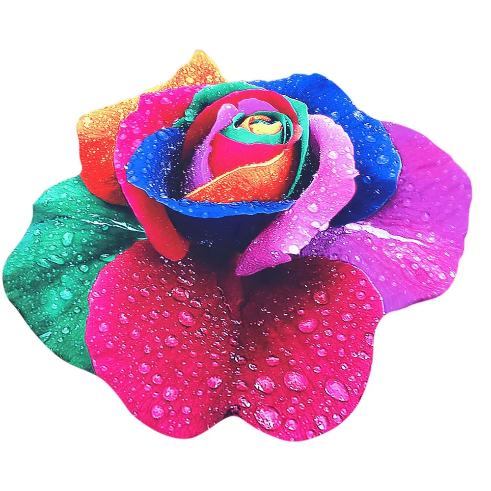 

Irregular Rose Flower Large 1PC Beach Towel Sunbathe Sunshine Tapestry Throw Yoga Mat Beach Blanket