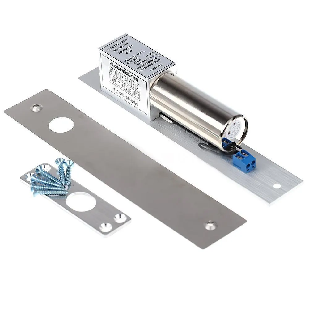 

2 pcs of MOOL Aluminum alloy DC12V Electric Door Lock for Home Security Access Control