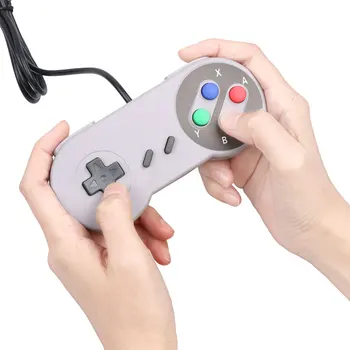 USB Controller Gaming Joystick Gamepad Controller for Nintendo SNES Game pad for Windows PC MAC Computer Control Joystick