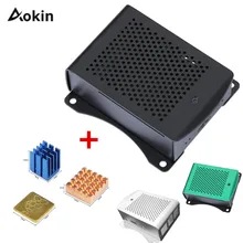 Raspberry Pi 3 modèle B + boîtier en aluminium dissipateur de chaleur + boîtier en métal 3 couleurs étui de protection Compatible pour Raspberry Pi 3 modèle B(China)