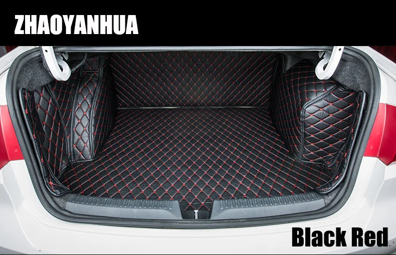 ZHAOYANHUA Custom fit car trunk mats luggage mats Cargo Liner for VW