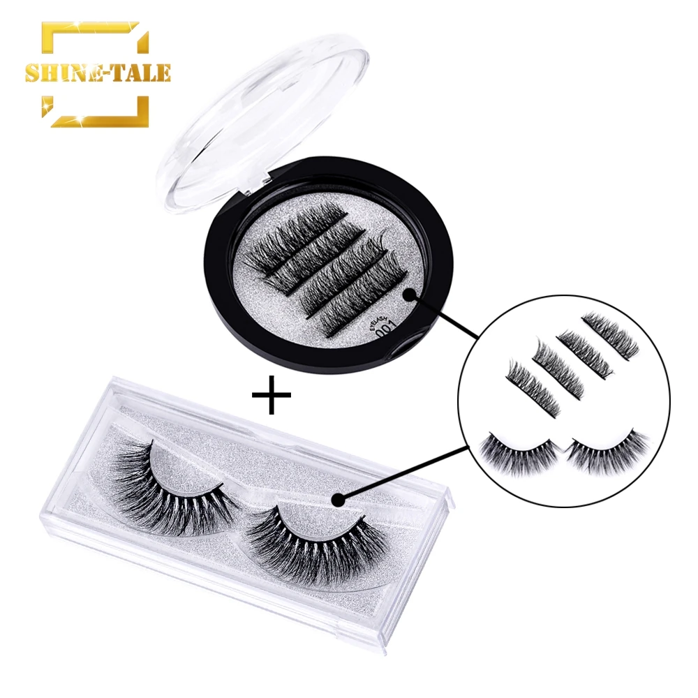 

Shine-Tale Eyelashes 3D Mink Eyelashes Long Lasting Mink Lashes Natural Eye Lashes Extension CI001+A06