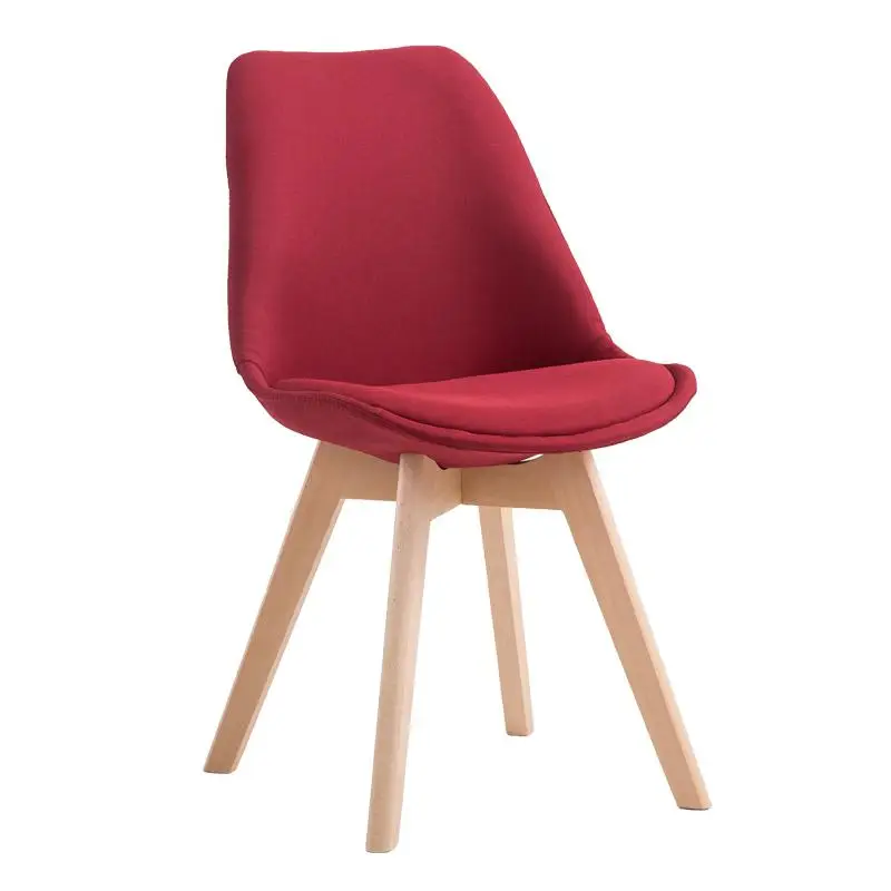 Твердой древесины спинки обеденный ленивый стул современный простой стул бытовой книжный стол скандинавских переговоров офиса - Цвет: style 19
