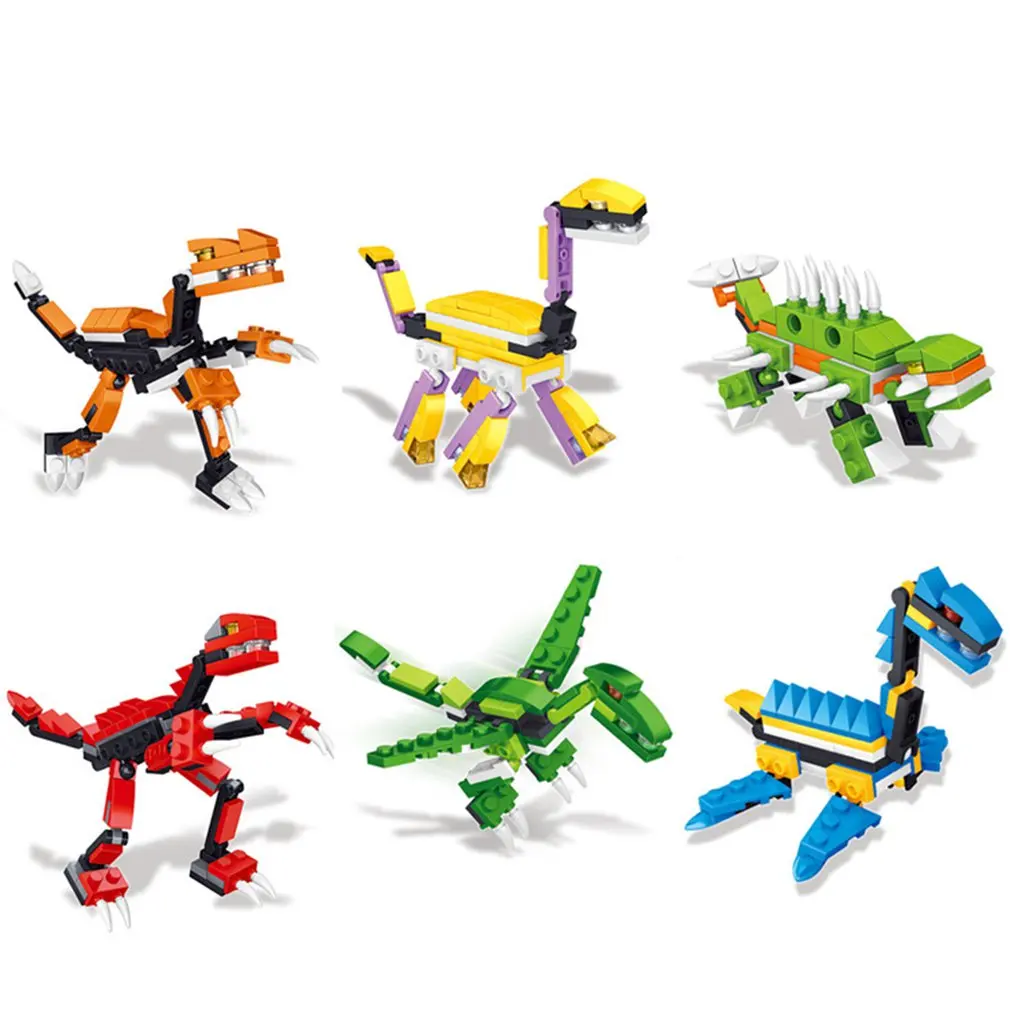 1pcs Dinosaur World Series Toy Micro Sized Building Blocks Boys Girls