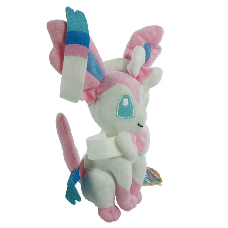 Пикачу Плюшевые игрушки 25 см Eevee сидя Sylveon плюшевые игрушки Kawaii мягкие куклы детские игрушки подарок для ребенка
