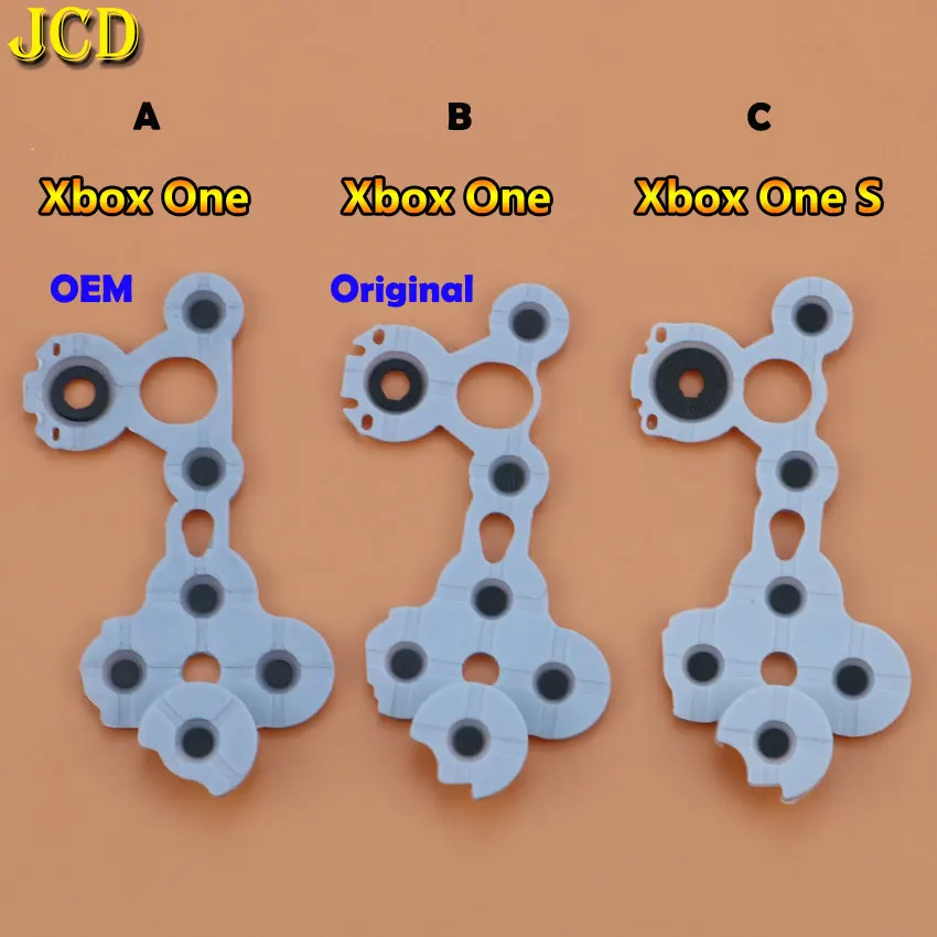 JCD 1 шт. серый кремниевый проводящий резиновый проводящий резиновая кнопка для Microsoft Xbox One для Xbox One S контроллер D Pad