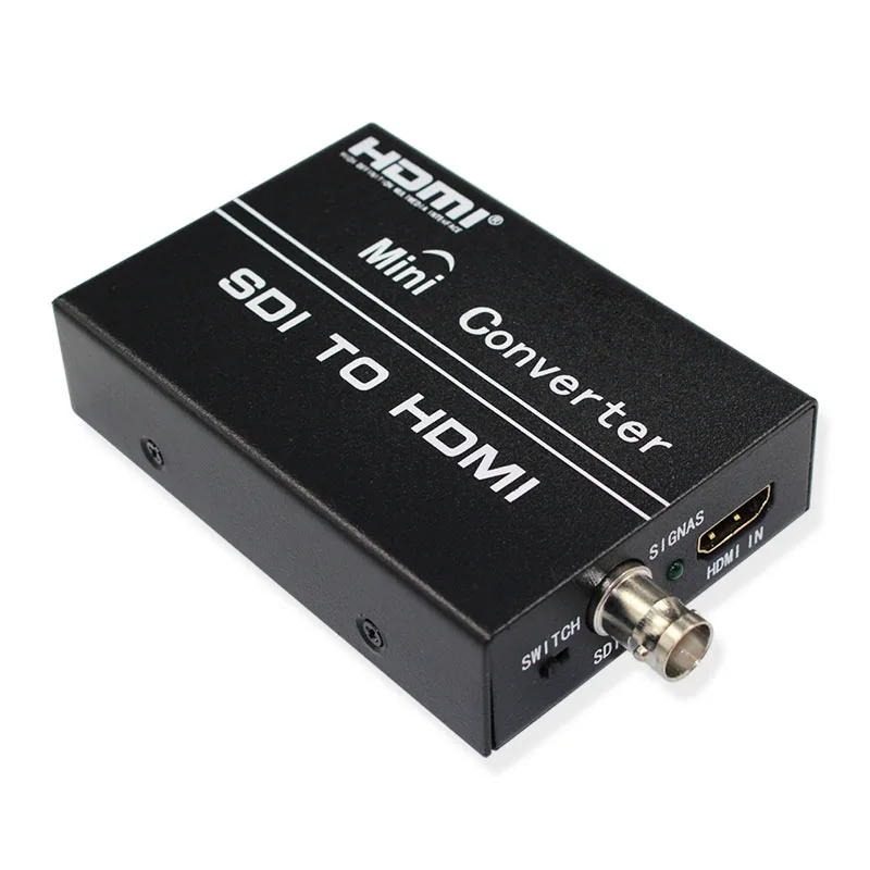 Адаптер преобразователь HDMI + SDI для видео и аудио поддержка SD/HD SDI/3G in выхода Loopout