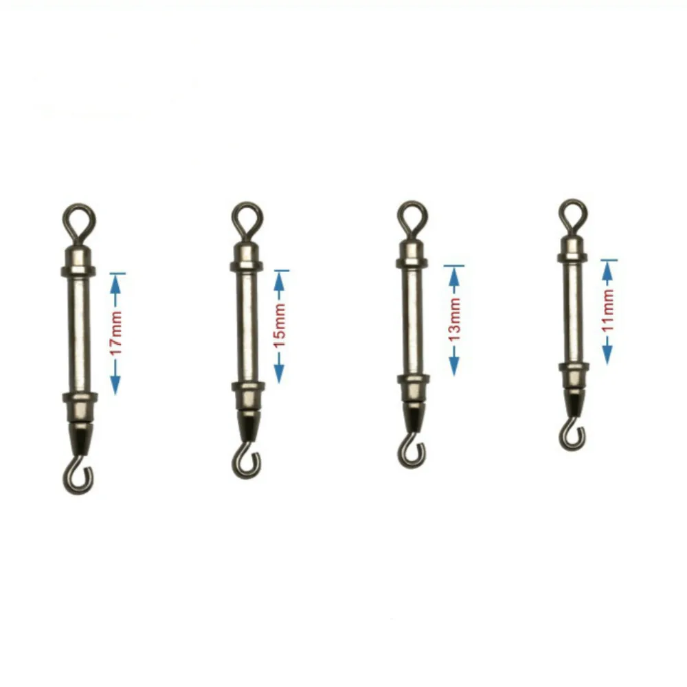 20pcs Quick Fishing Line Connector Pin rolling swivel strong Spring