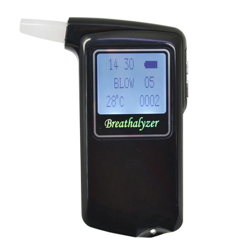 

2PCS/2019 High precision GREENWON Protable Police Breathalyzer Digital LCD sensor breath alcohol tester for driving