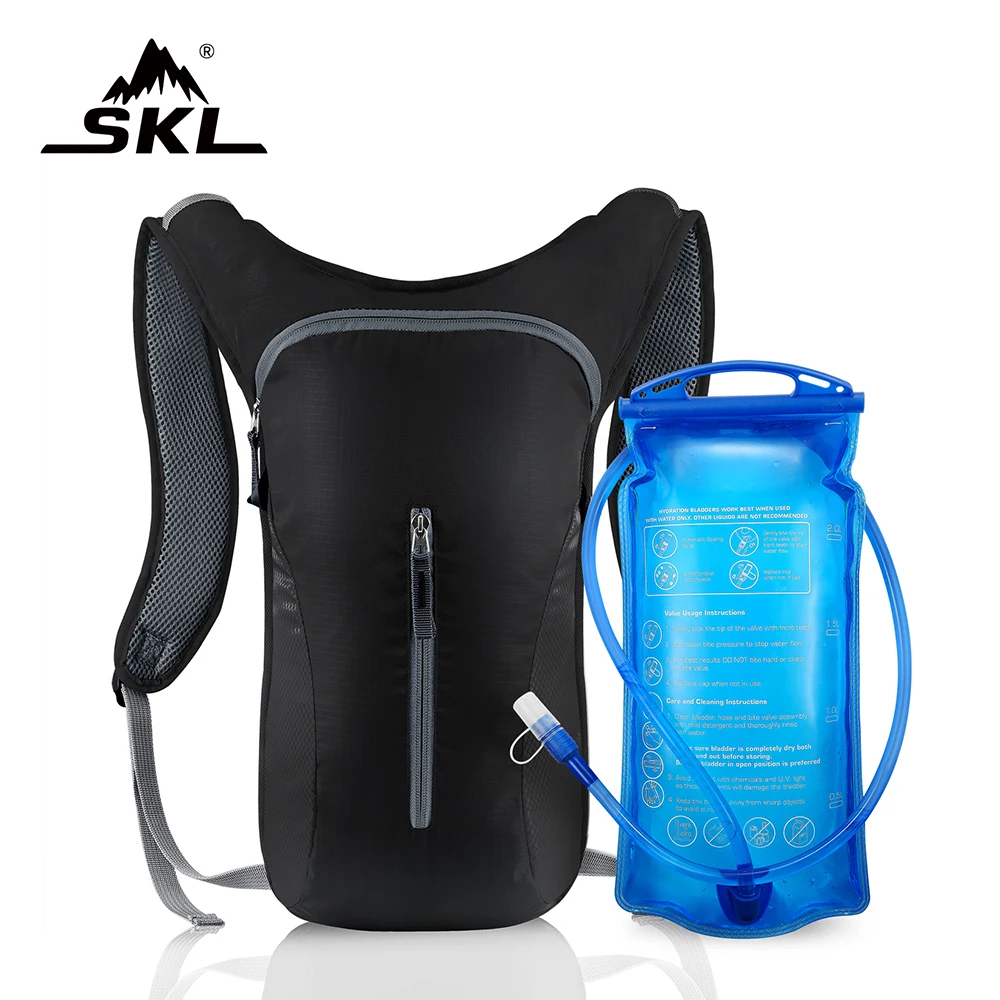 SKL Outdoors Sport Running Hiking Lightweight Hydration Backpack with 2 Water Bladder Walking and Climbing Backpack Water Bag SKL Outdoors Sport Running Hiking Lightweight Hydration Backpack with 2 Water Bladder Walking and Climbing Backpack Water Bag