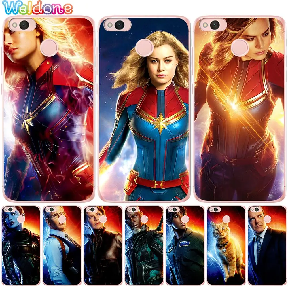 

Goose Cat Captain Marvel Phone Case For Xiaomi Mi5X Mi a1 a2 Mi6 X Mi8 Mi9 Redmi Y1 Lite 4X 5a 6A 6 4A Note 4X 5A 6 7 Etui cases