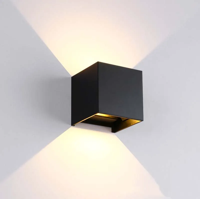 

BOKT Adjustable 7W LED Wall Lamp Waterproof Indoor & Outdoor Aluminum Wall Light Surface Mounted Cube LED Garden Porch Light