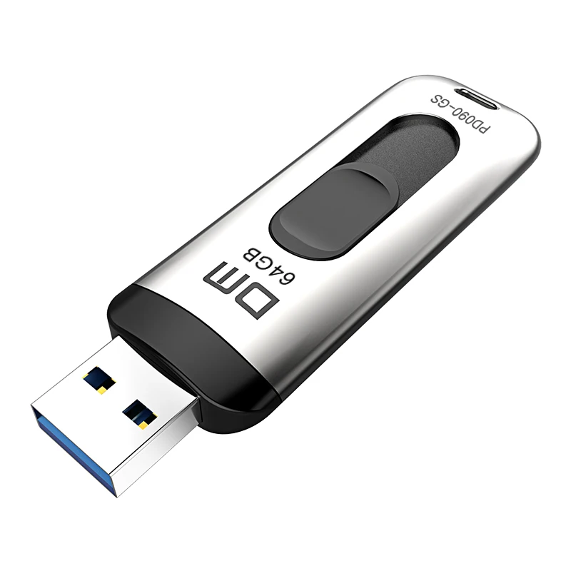 DM PD090 USB Flash font b Drive b font 128GB Metal Pendrive High Speed USB 3