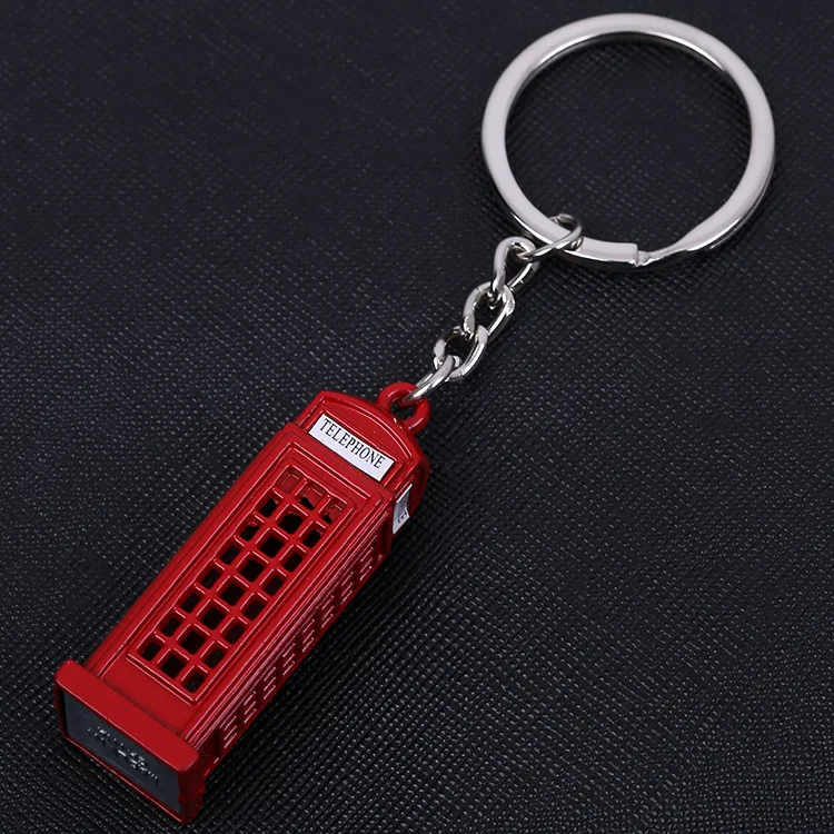 Лондонский красный телефон стенд автобус почтовый ящик такси модель Биг-Бена маленький брелок Сувенир подарок
