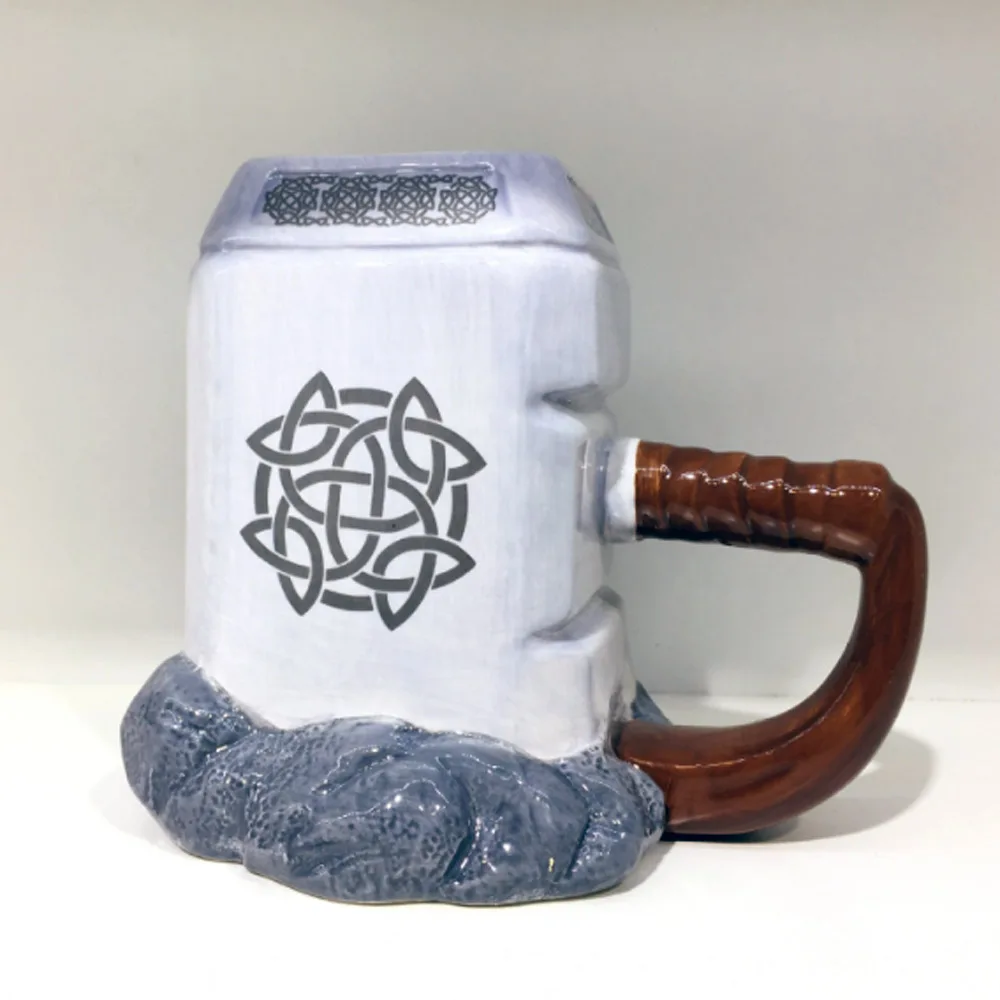1 шт. 3D кофейные кружки thor Марвел Тор mjolnir в стиле молотка керамическая