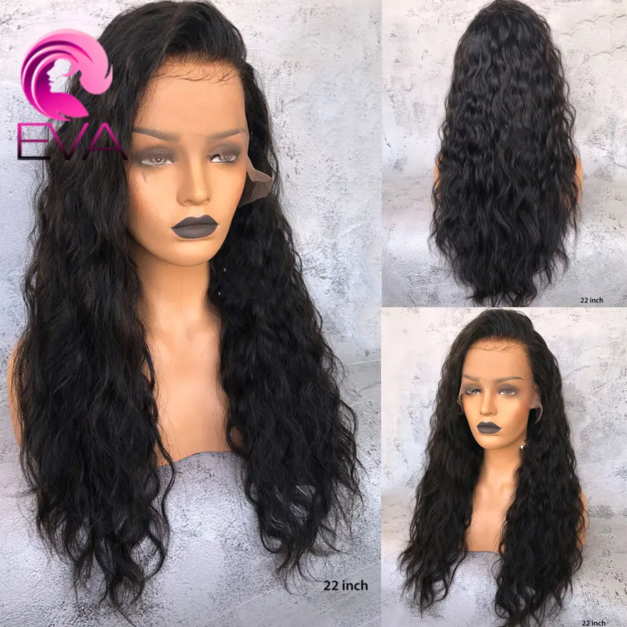 

EVA 13x6 Lace Front Human Hair Wigs With Baby Hair Pre Plucked Lace Front Wig For Black Women Bleached Knots Brazilian Remy Hair