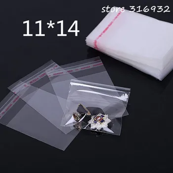 

Clear Resealable Cellophane/BOPP/Poly Bags 11*14cm Transparent Opp Bag Packing Plastic Bags Self Adhesive Seal 11*14 cm