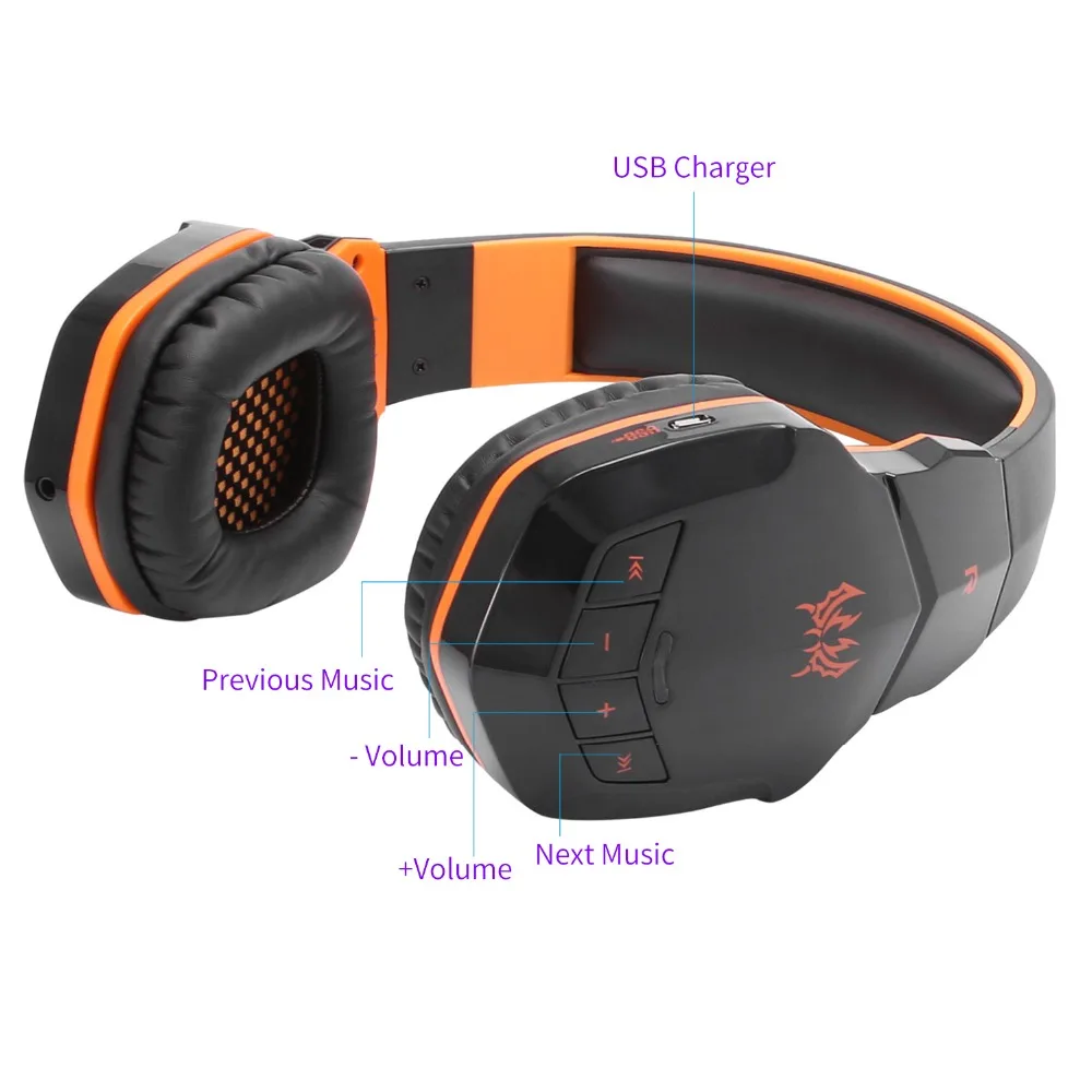 KOTION EACH B3505 Беспроводные Bluetooth 4 1 Стерео Игровые наушники гарнитура регулятор