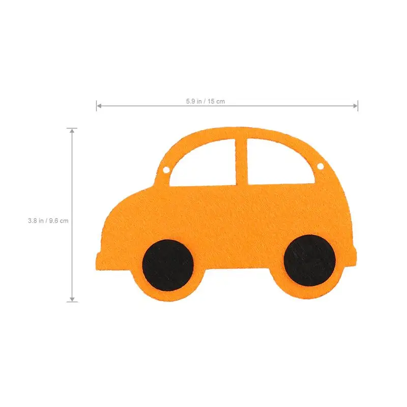 3M милый нетканый мультфильм автомобиль флаг креативный венок баннер для вечеринки в честь Дня Рождения украшения комнаты