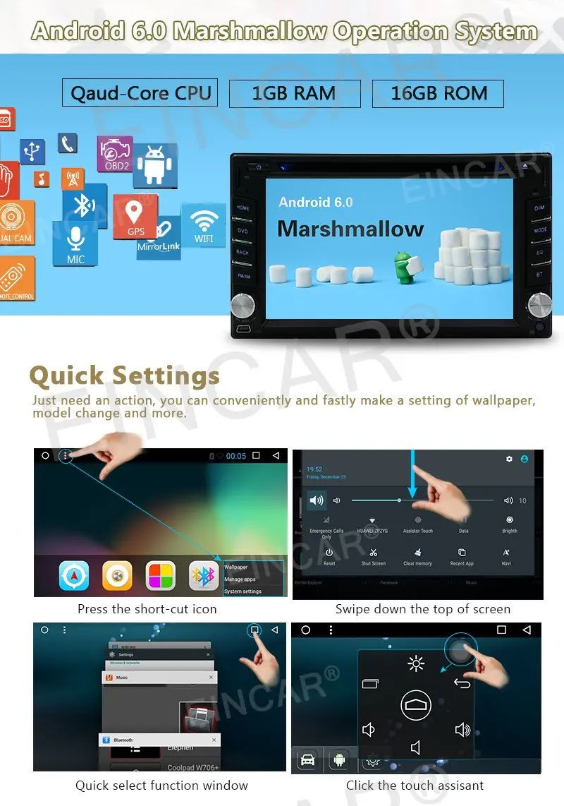 Discount Android 6.0 Car DVD Player double two 2Din Car Stereo gps headunit multimedia player GPS Navigation FM Radio WiFi Dual Camera 1 Discount Android 6.0 Car DVD Player double two 2Din Car Stereo gps headunit multimedia player GPS Navigation FM Radio WiFi Dual Camera 1