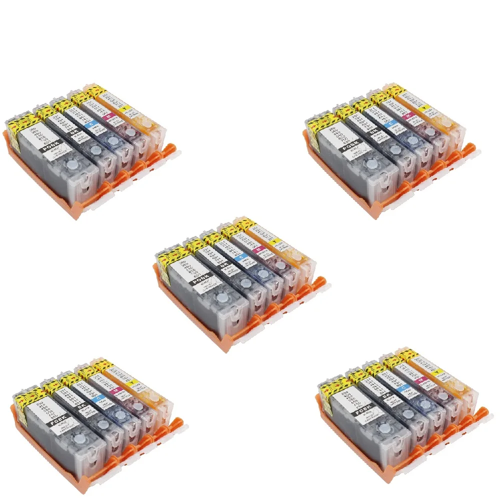 XIMO 5SETS 25 PACK REFILLABLE EDIBLE ink Cartridge PGI550 CLI551 For Canon MG5450/MG6350/IP7250/MX925 | Компьютеры и офис