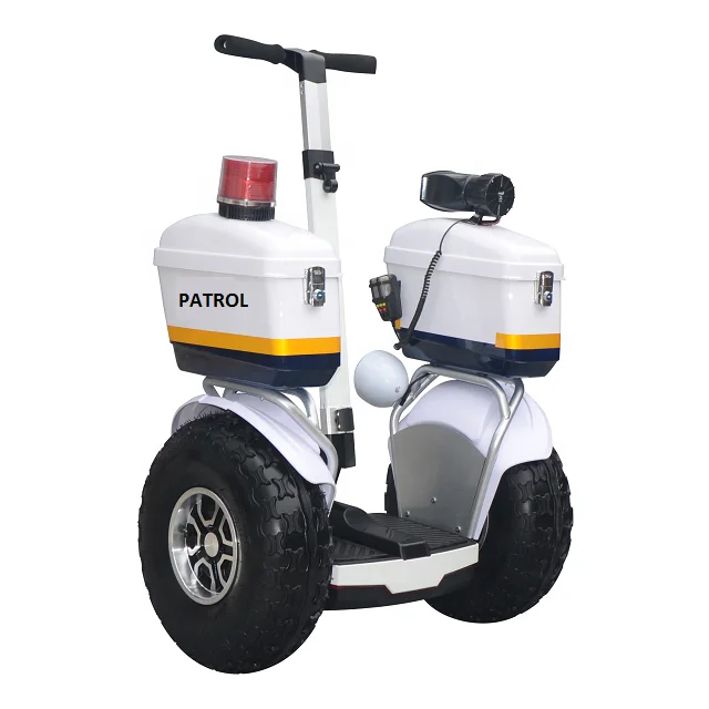 EUR No Cstom Duty Patrol 19 Inch Tire Two Wheel Electric Chariot Covered balance Electric Scooter 60v 2400W Escooter