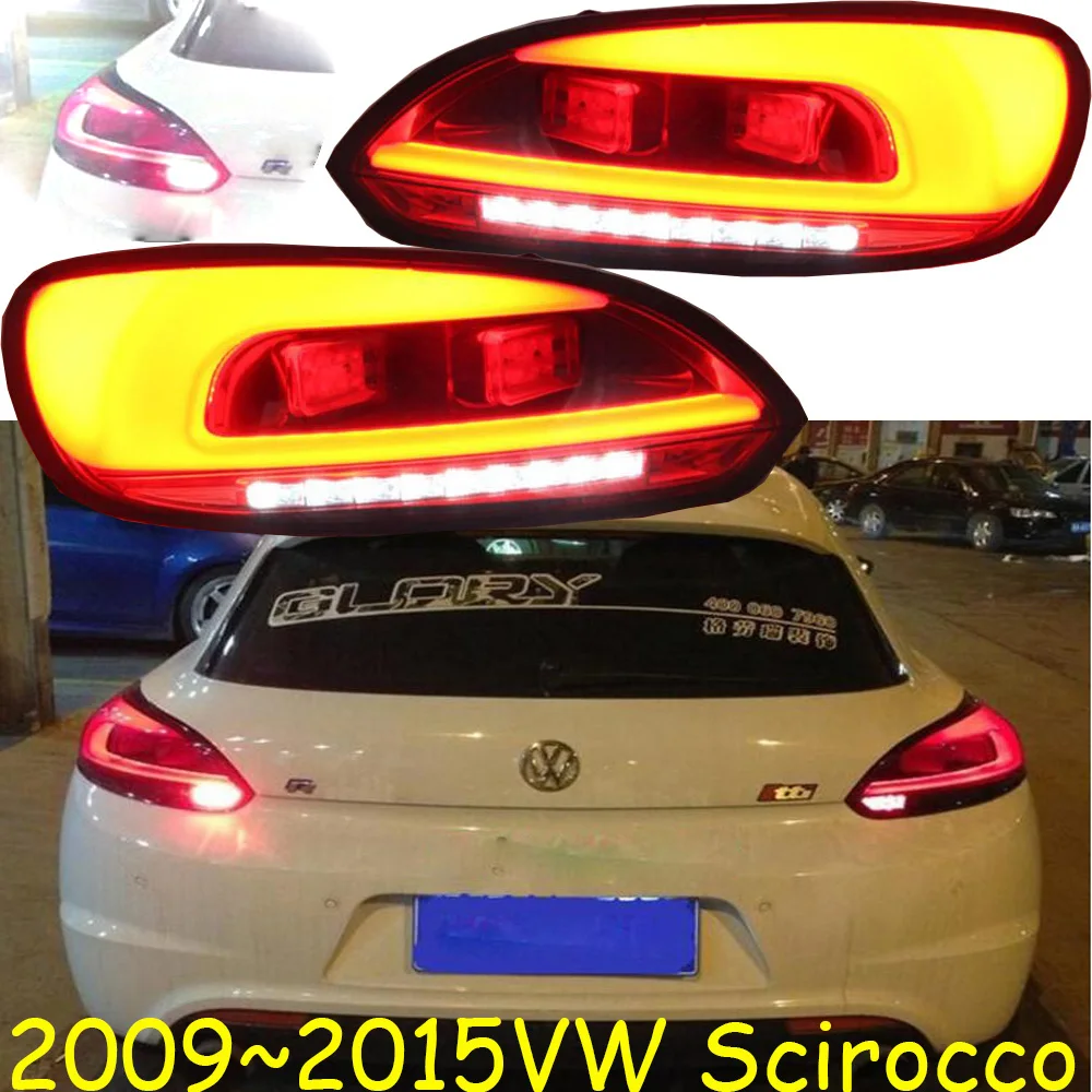 2 шт. автомобильный Стайлинг Scirocco задние фонари для 2009~ год Scirocco задние фонари светодиодный автомобиль аксессуары Задний фонарь задний фонарь