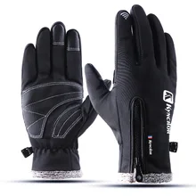 Перчатки для велоспорта с сенсорным экраном ветрозащитные бархатные женские мужские варежки мотоциклетные перчатки для велоспорта зимние для пеших прогулок для велоспорта Drving