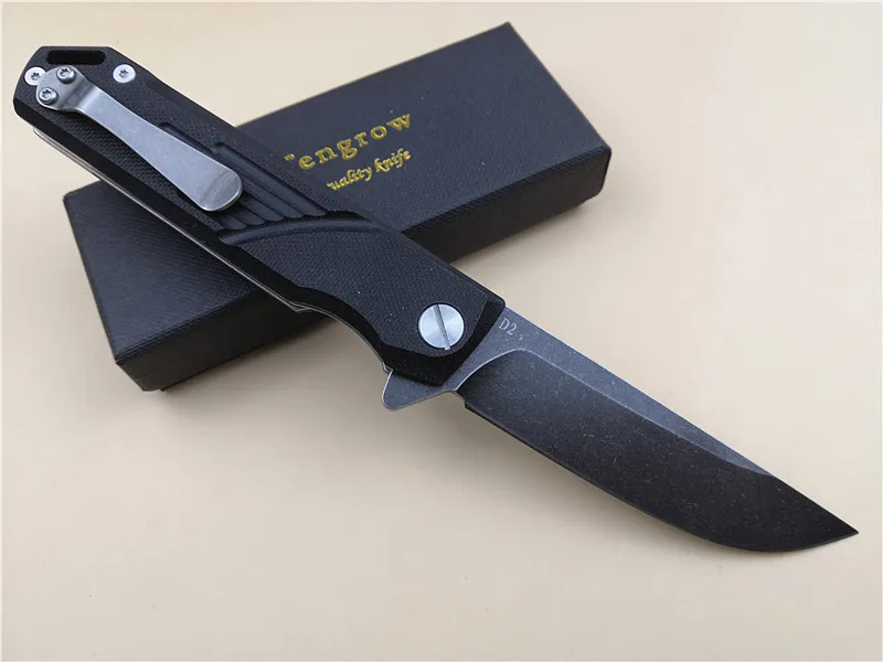Eafengrow EF72 FOLDING POCKET EDC knife ball bearing D2 camping knife (5)