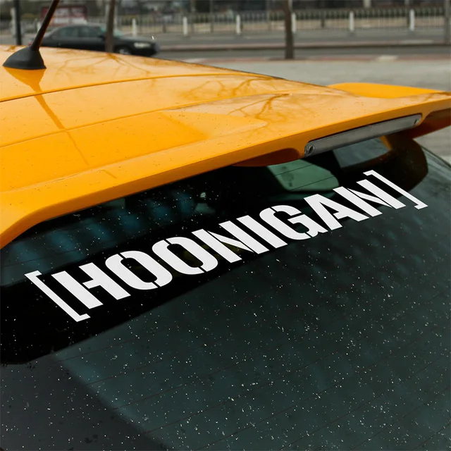 HOONIGAN Windshield Car Stickers And Decals Car Styling For VW
