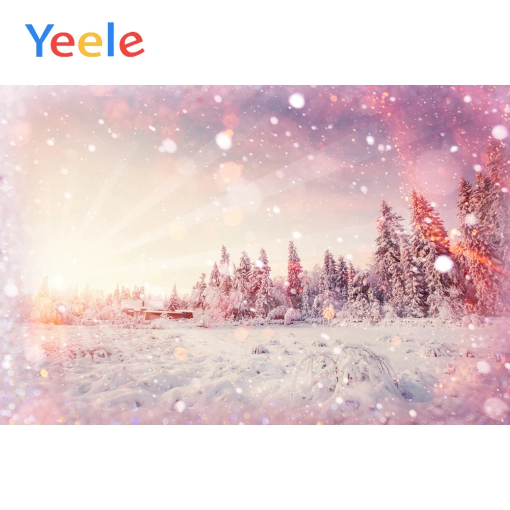 

Yeele Dreamlike Glitter Snow Light Bokeh Backgrounds Scenic Baby Photography Vinyl Props Photographic Backdrops For Photo Studio