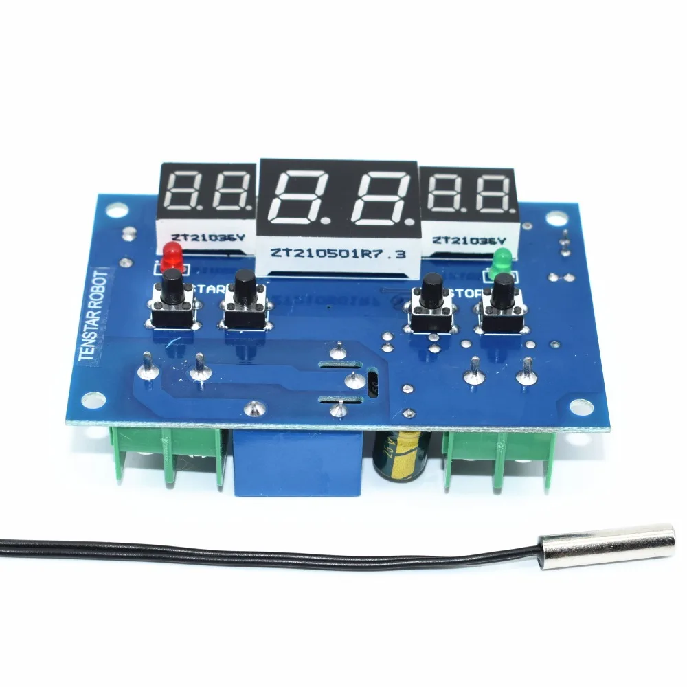 5pcs/lot New -9-99 centigrade DC 12V Intelligent digital ...