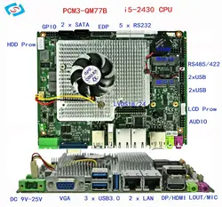 Безвентиляторный материнская плата Mini-ITX плата