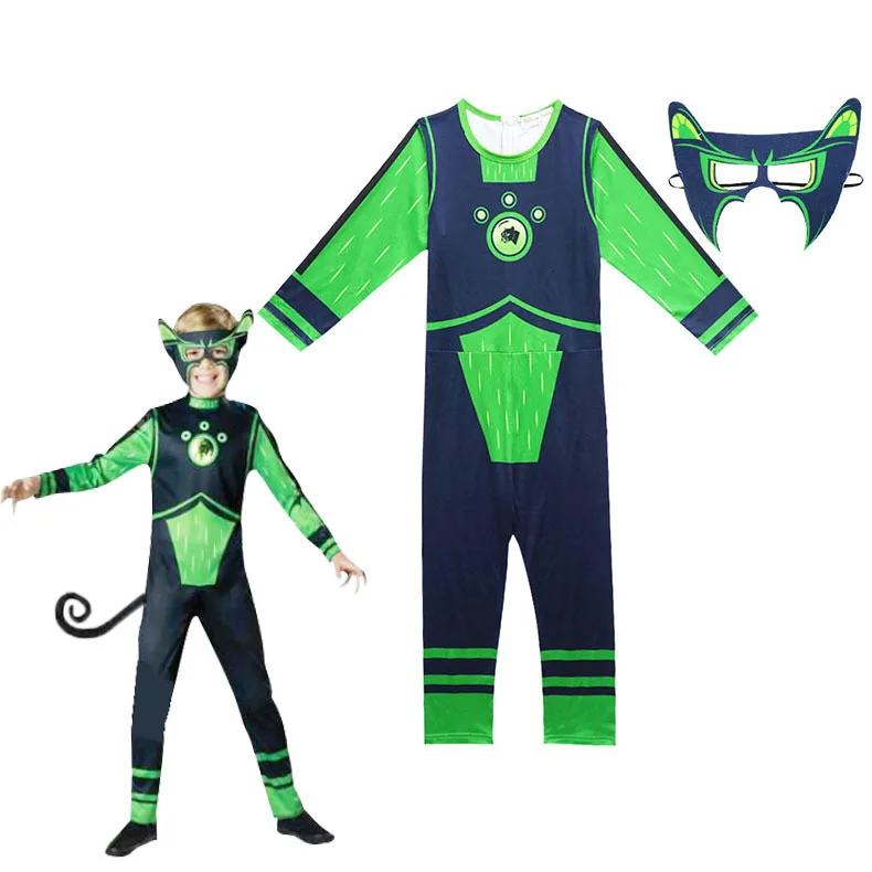 Incharacter Дикий Кратц Cheetah зеленый Стандартный на Хэллоуин для мальчиков костюм Кратц костюм