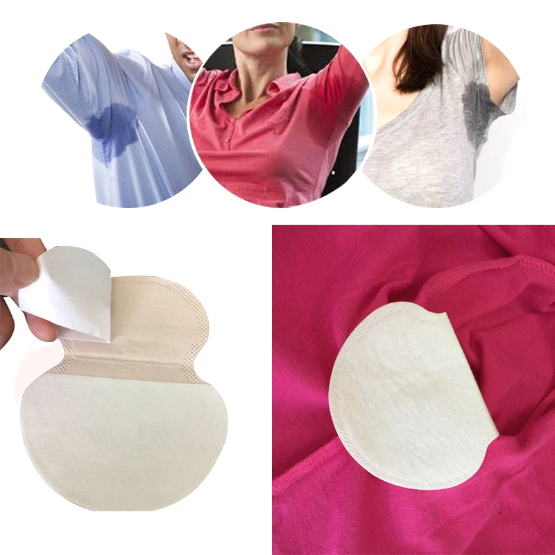 

50/100Pcs Disposable Armpits Sweat Pad Antiperspirant Gaskets from Sweat to Underarm Pads Deodorant Absorb Pads Armpit Linings