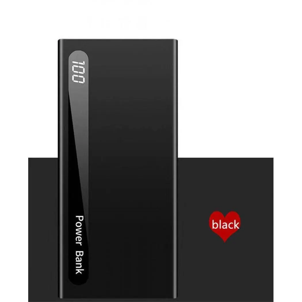 

Dual USB Portable Power Bank External Mobile Light weight, compact size Phone Casual Battery General Charger
