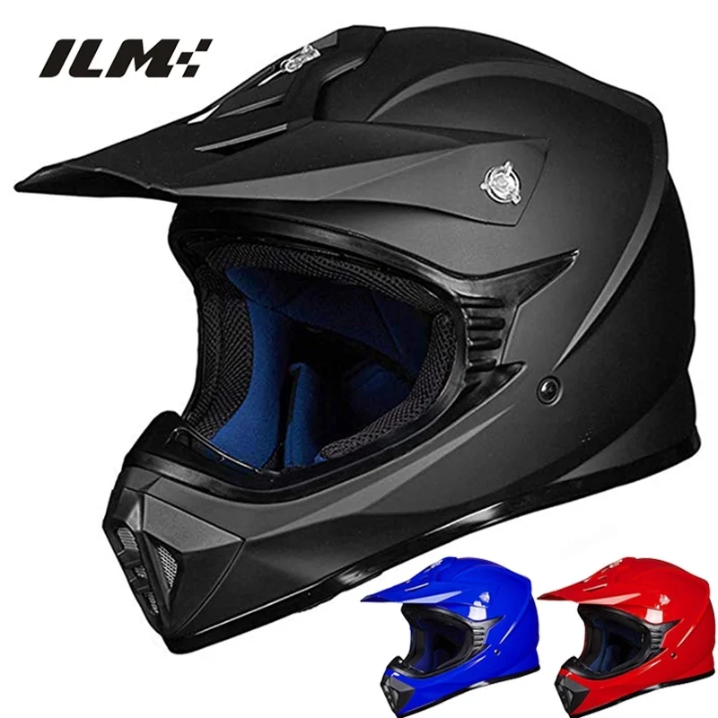 

ILM Adult ATV Motocross Helmet Dirt Bike Motorcycle BMX MX Downhill Off-Road Helmet Racing Helmet Casco Capacetes for Youth FOT