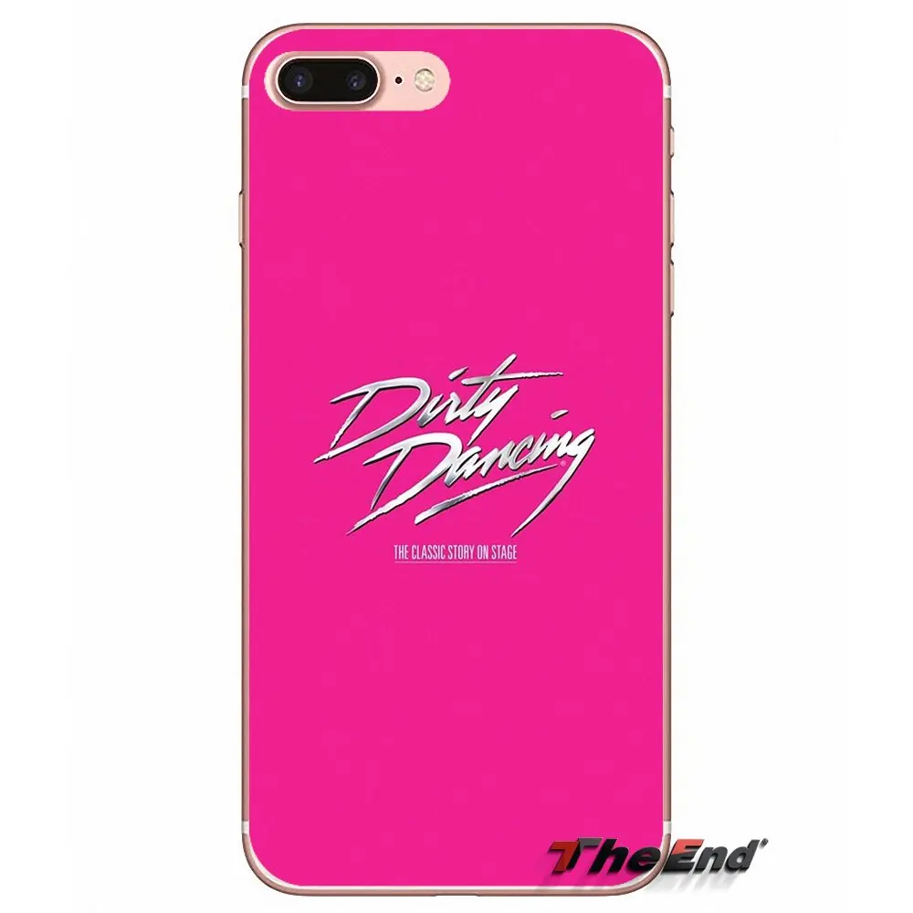 Чехол из ТПУ для Samsung Galaxy J1 J2 J3 J5 J7 A3 A5 A7 2015 2016 2017 J330 J530 J730 Грязные танцы розовый Johnny