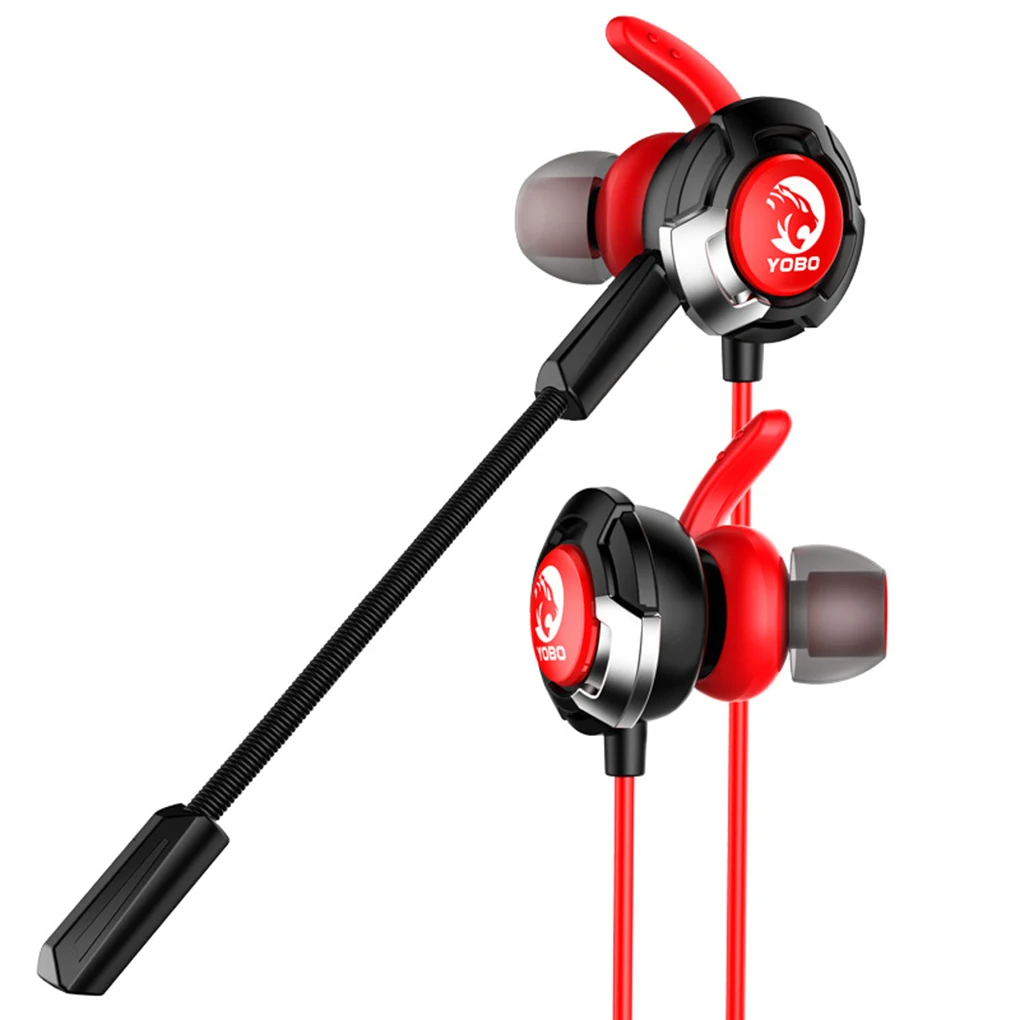 In Ear Gaming Earbuds Wired PC Gamer Bass Stereo Sports Mobile Games Earphones with MIC