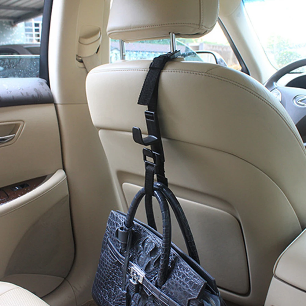 Универсальный Регулируемый автомобильный подголовник на заднем сиденье, держатель для сумки для продуктов